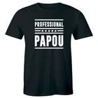 Professional Papou Men s T-Shirt Proud Greek Grandpa Tee Gift for Grandfathers 2XL
