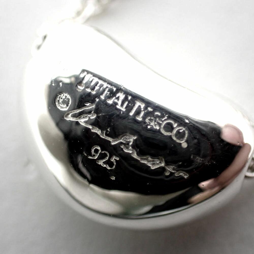 [Used] TIFFANY/Tiffany 925 Bean Pendant/Necklace/j7-3