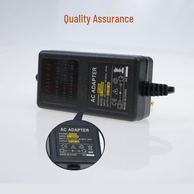 Surveillance Equipment 12V2A Power Adapter - Orange Box