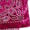 kakatrend bandana paisley 100% cotton tie-dye rose red bandana adult stylish handkerchief cotton bandana unisex do-rag large men red 55cm x 55cm