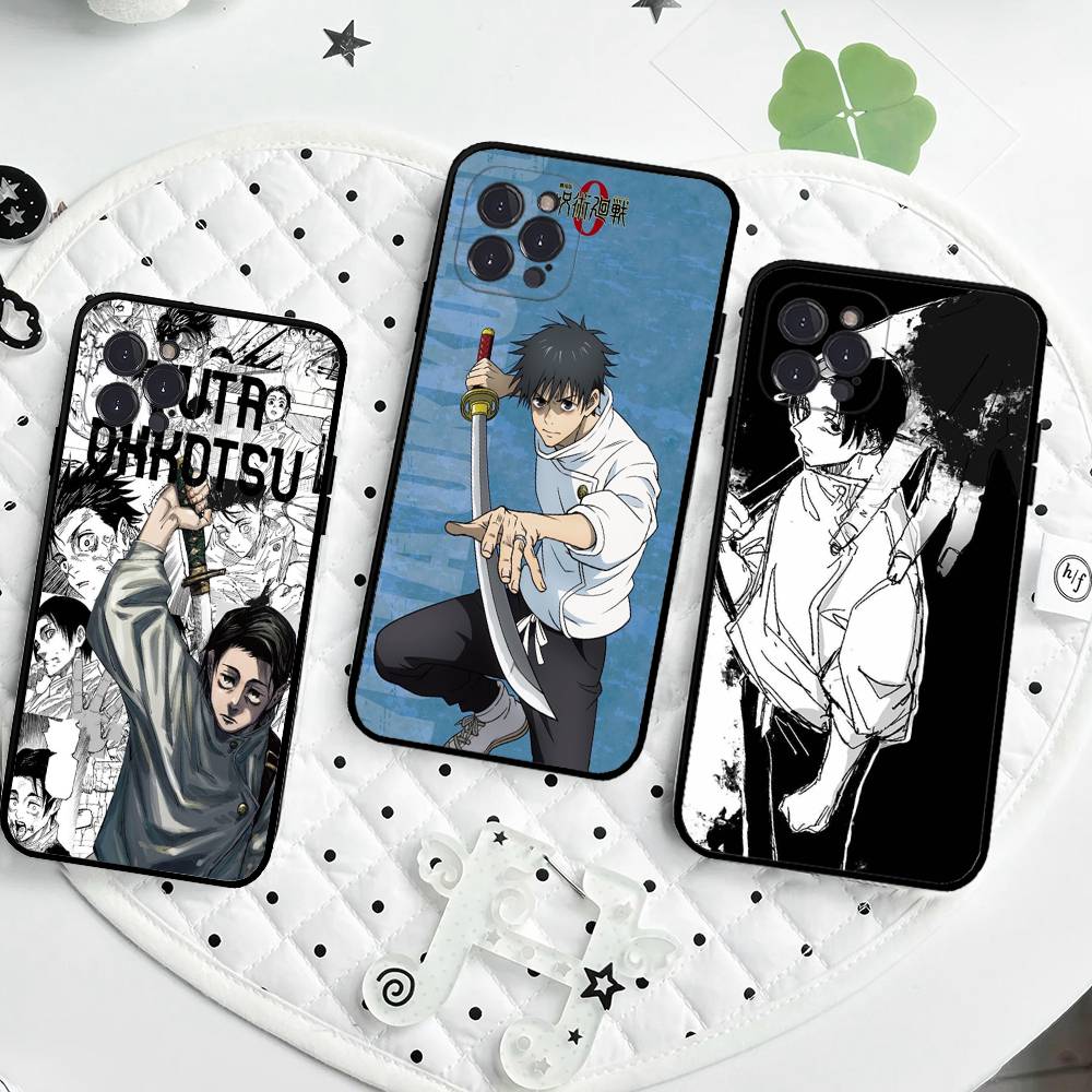 Anime O-Okkotsu Y-Yuta Phone Case For Iphone 17 Air 16 15 14 13 12 11 Pro Max 16 15 14 Plus TPU Soft Case