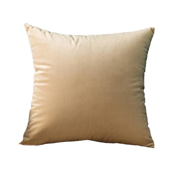 Einfarbige Samt-Kissenhülle, Weiche Plüsch-Kissenhülle, 17,7 x 17,7 Zoll Glatte Samt-Kissenbezug für Sofa, Bett, Büro, Gemütliche Wohnkultur