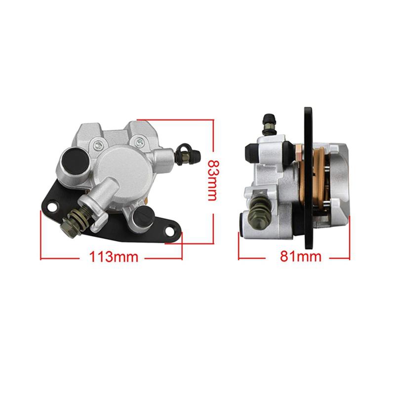 Front Left Right Brake Calipers For Yamaha Banshee Big Bear Grizzly Kodiak Raptor 3GD-2580T-01-00 3GD-2580U-01-00 Parts-A87Q