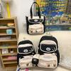 Schoolbag Cute Cat Fashion Trend Large Capacity Backpack Korean Version Small Fresh Junior High School College Student Schoolbag Make-up Bag