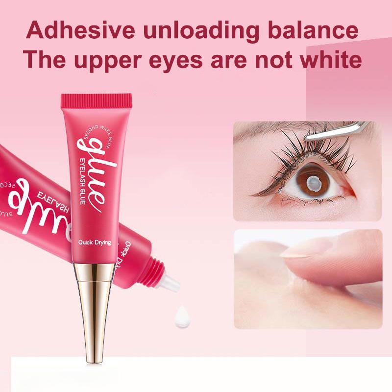 12G False Eyelash Extension Glue Waterproof Fast Dry Long Lasting Strong No Irritation Transparent Eyelash Extension Primer Tool