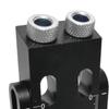 Pocket Hole Jig Kit,15 Degree Angle Oblique Locator Drilling Bits Kit Woodworking