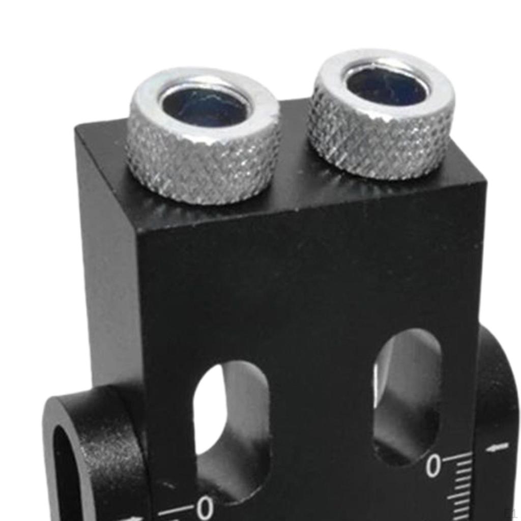 Pocket Hole Jig Kit,15 Degree Angle Oblique Locator Drilling Bits Kit Woodworking
