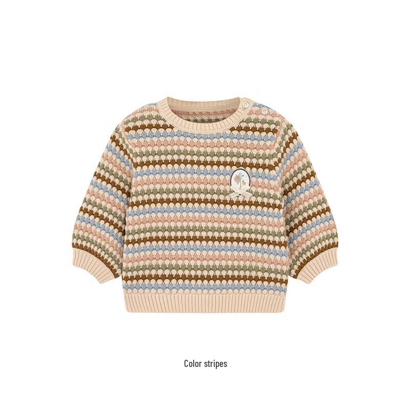 YEEHOO Girls  Soft Pure Cotton Autumn Knit Sweater 80CM