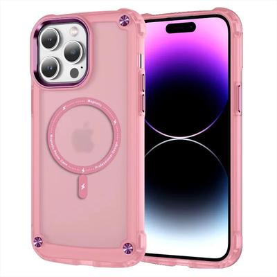 Hybrid Armor Magnetische Stoßfeste Hülle für Magsafe IPhone 16 15 14 13 12 11 Pro Max Plus 16Pro 16e E Mag Safe Bumper Handyhülle