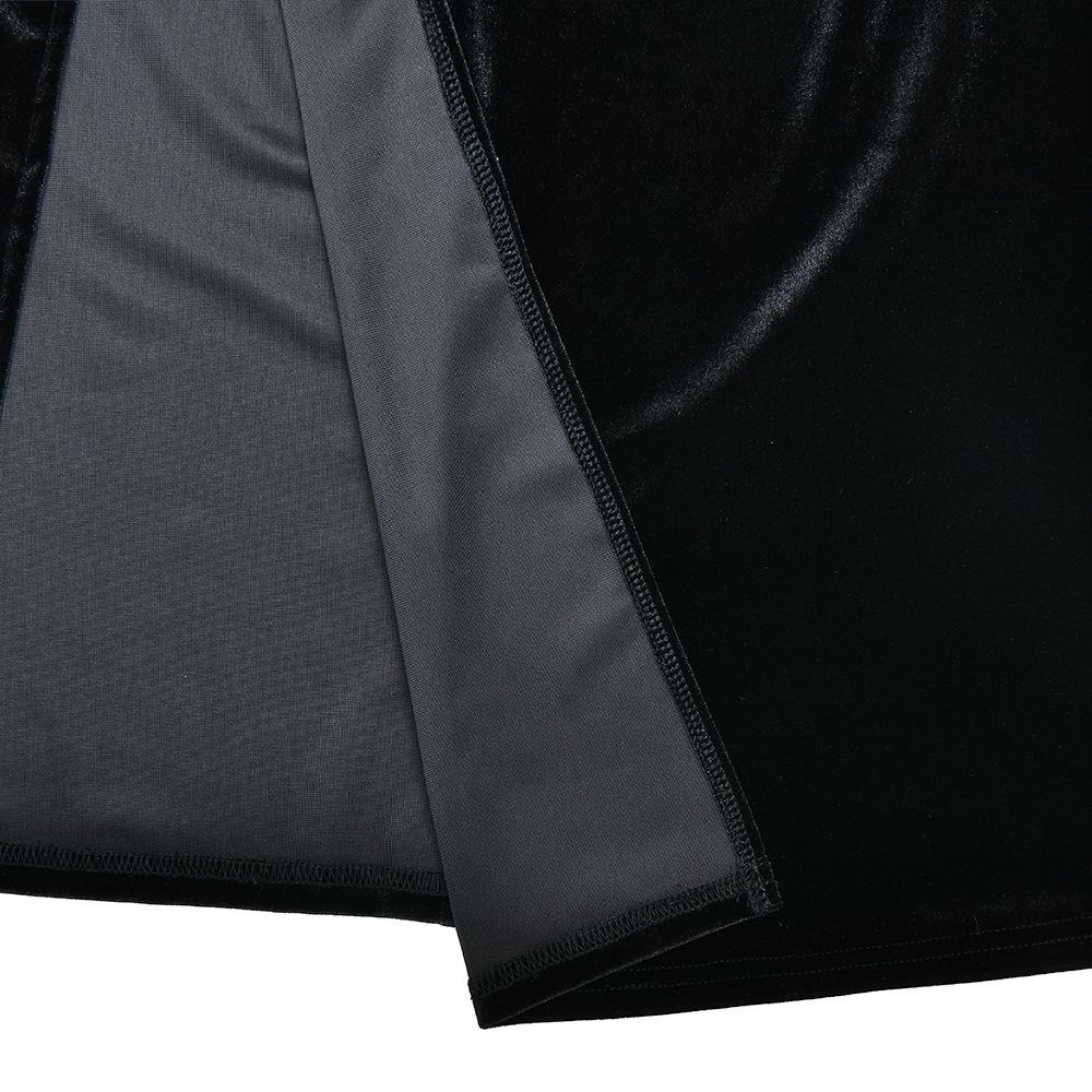 Women's Fashionable High-End Long Sleeved Round Neck Slim Fit Dress For Autumn Winter Women's Street Beach Party Long Dress