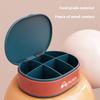 Large-capacity Portable Sealed Pill Box On-the-go Pill Dispenser Plastic Storage Box Travel Compartmentalized Small Pill Box