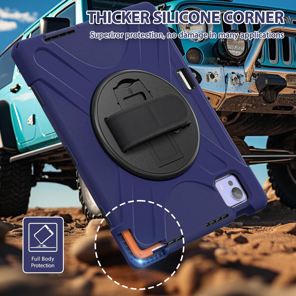 For Xiaomi Pad 7 Ultra Kickstand Case TPU PC Silicone Tablet Cover with Shoulder Strap