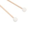 2PCS     Maple Handle Rubber Head Wonderful Sound Quality     for Marimba
