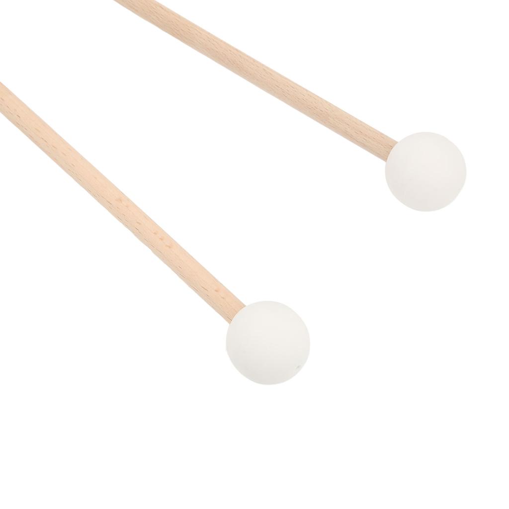 2PCS Maple Handle Rubber Head Wonderful Sound Quality for Marimba