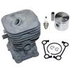 Cylinder Kit Compatible with For HUA 125B 125BX 125BVX and B2126 BV2126 Models Engine Cylinder Liner Replacement Set