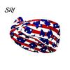 Diadema de Tela con Estampado de Bandera Suave para el Día de la Independencia con Estrellas Accesorios para el Cabello Americanos Diseño de Rayas Diadema Patriótica Festiva Accesorios Julio