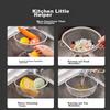 Stainless Steel Sink Strainer, Kitchen Sink Filter for Washing Dishes And Vegetables, Kitchen Waste Drainer, Triangular Basket
