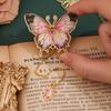 Butterfly Bookmark Fantasy Metal Bookmark for Separator Books Accessory Original Bookmark Bulk QS01