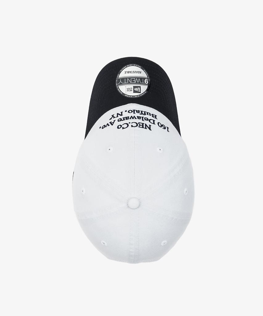 New Era 920Unst Ne Script Series Whi Nvy