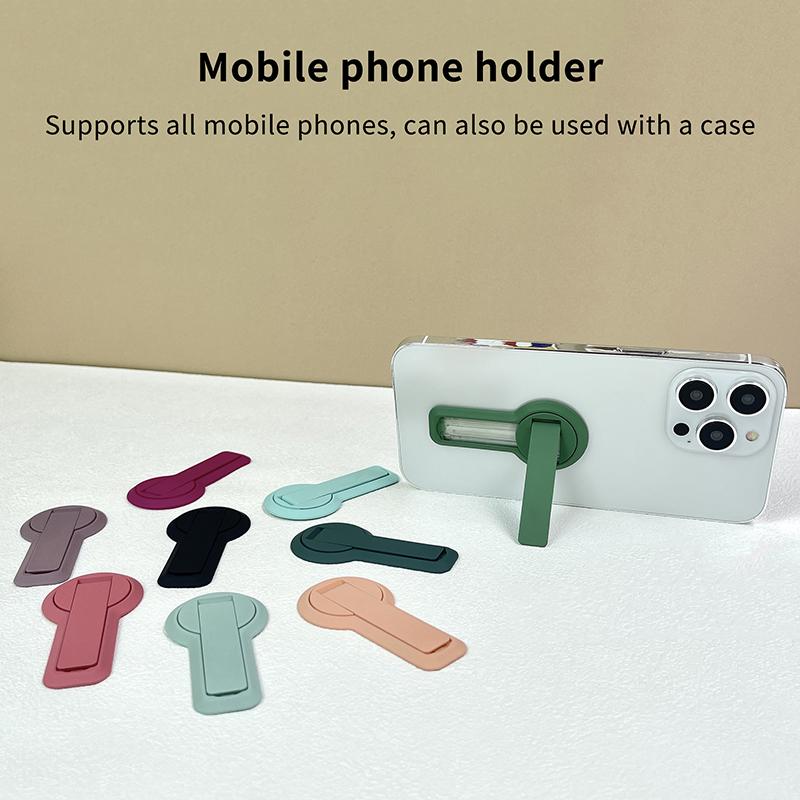 Portable Self Adhesive Phone Holder Cellphone Kickstand Foldable Desktop Phone Mount Stands Bracket For Iphone For Android