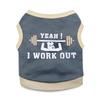 Pet Clothing: Weightlifting Vest for Small Dogs and Cats - Spring/Summer Style