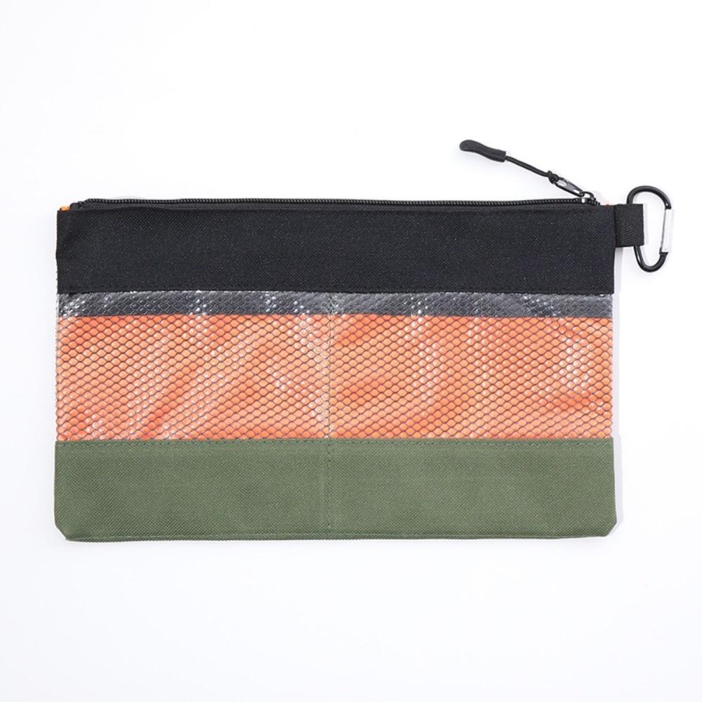 New PVC Hardware Storage Bag Transparent Portable Waterproof Storage Bag Anti-static Multifunctional Work Bag Tool Organization зелёный