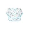Bumkins Sleeve Bib, Long Sleeve Type, 6-24 Months, Raindrops (White), Velcro Closure, SUV167