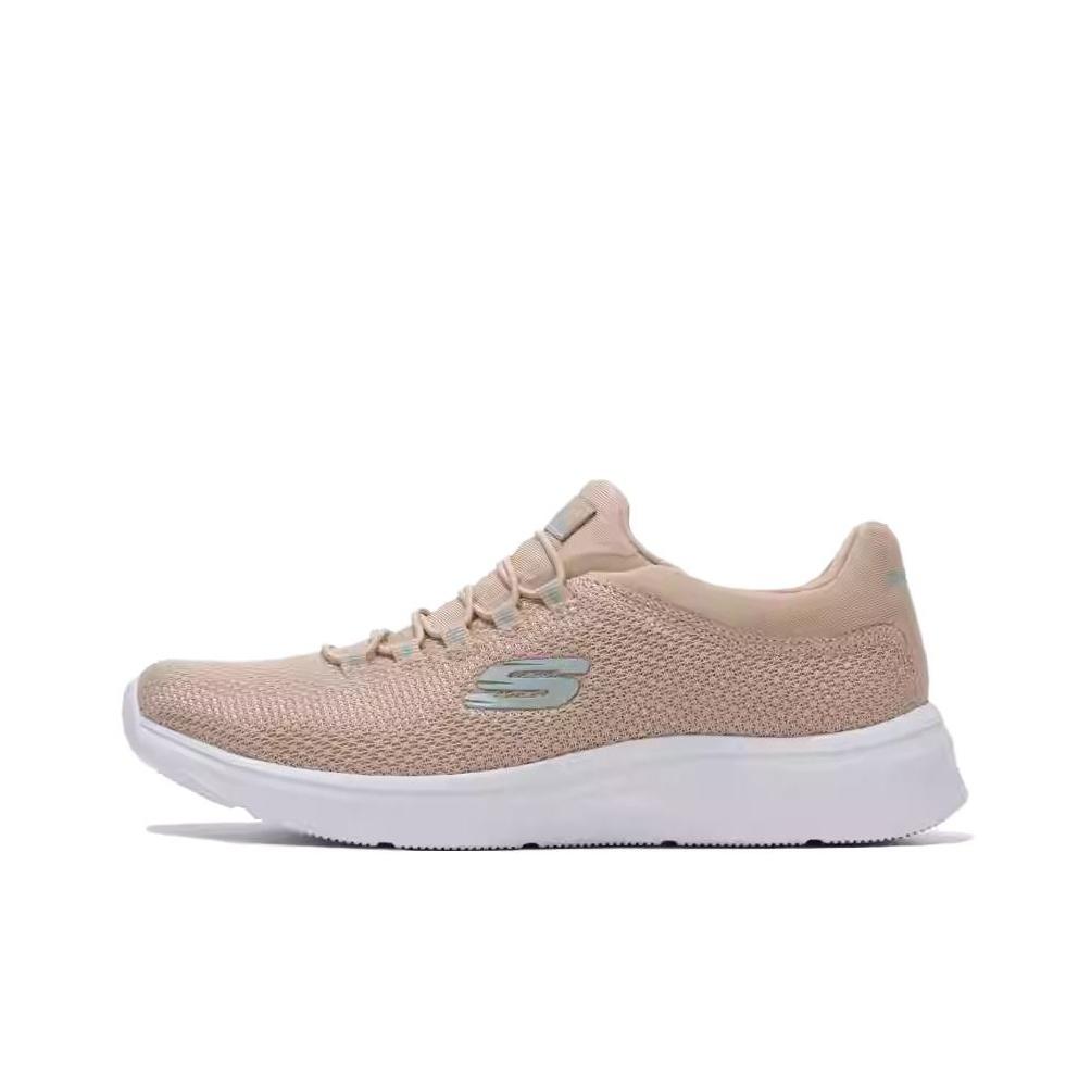 Skechers Memory Foam Comfortable Versatile Shock Absorbing Breathable Lightweight Low Top Casual Shoes Women sneakers Light-Pink 897993-TPE 35