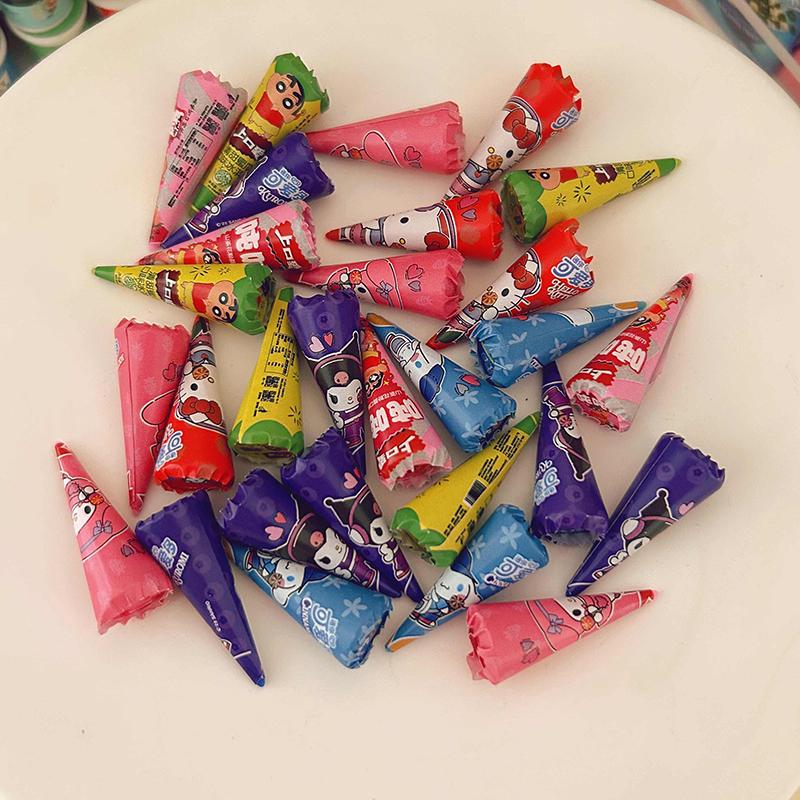 6 szt./zestaw Akcesoria Miniaturowe do Domku dla Lalek Mini Lody Symulacja Słodki Wafel Model Jedzenia Do Dekoracji Domku dla Lalek