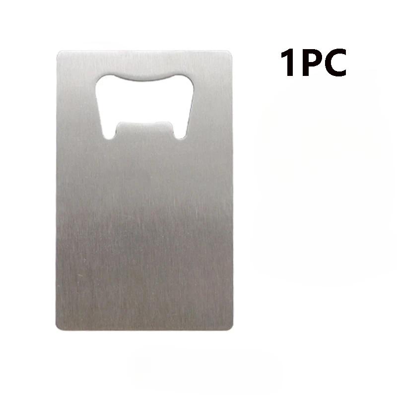 

1/5/10pcs Credit Card Bottle Opener, Poker Groomsmen Wallet, Stainless Steel Beer Bottle Opener For Wallet And Pocket