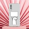 Phone Case For Samsung A56 A36 A26 A24 A16 A14 A12 A32 A50 A70 A22 A40 A34 A54 A42 A52 5G A06 Cover Cute Matchstick Men Couple