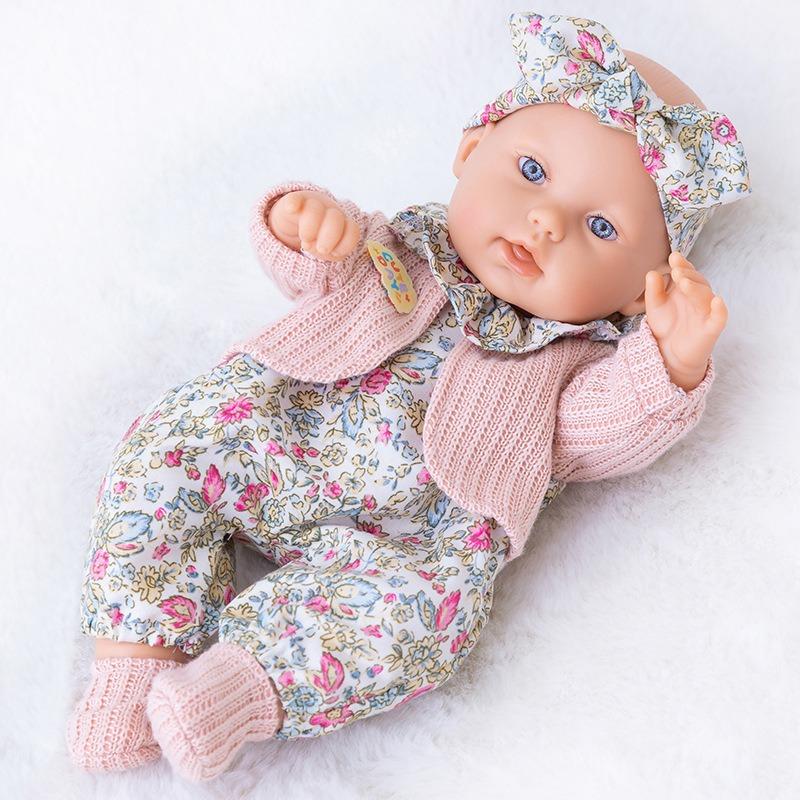 Cm Full Vinyl Simulation Reborn Baby Doll Washable Soothing Infant Comfort Toy