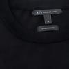Armani Exchange Solid Color Crew Neck Knitted Sweater Men Sweater Black 8NZM6A-ZM1HZ-1200
