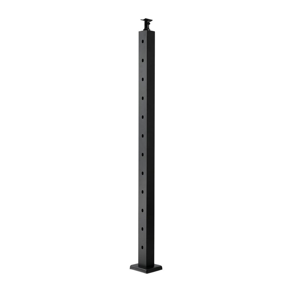 Cable Railing Post 42x2x2 In with 30° Angled Holes 1JZLGZXHS106W3XAA001V0