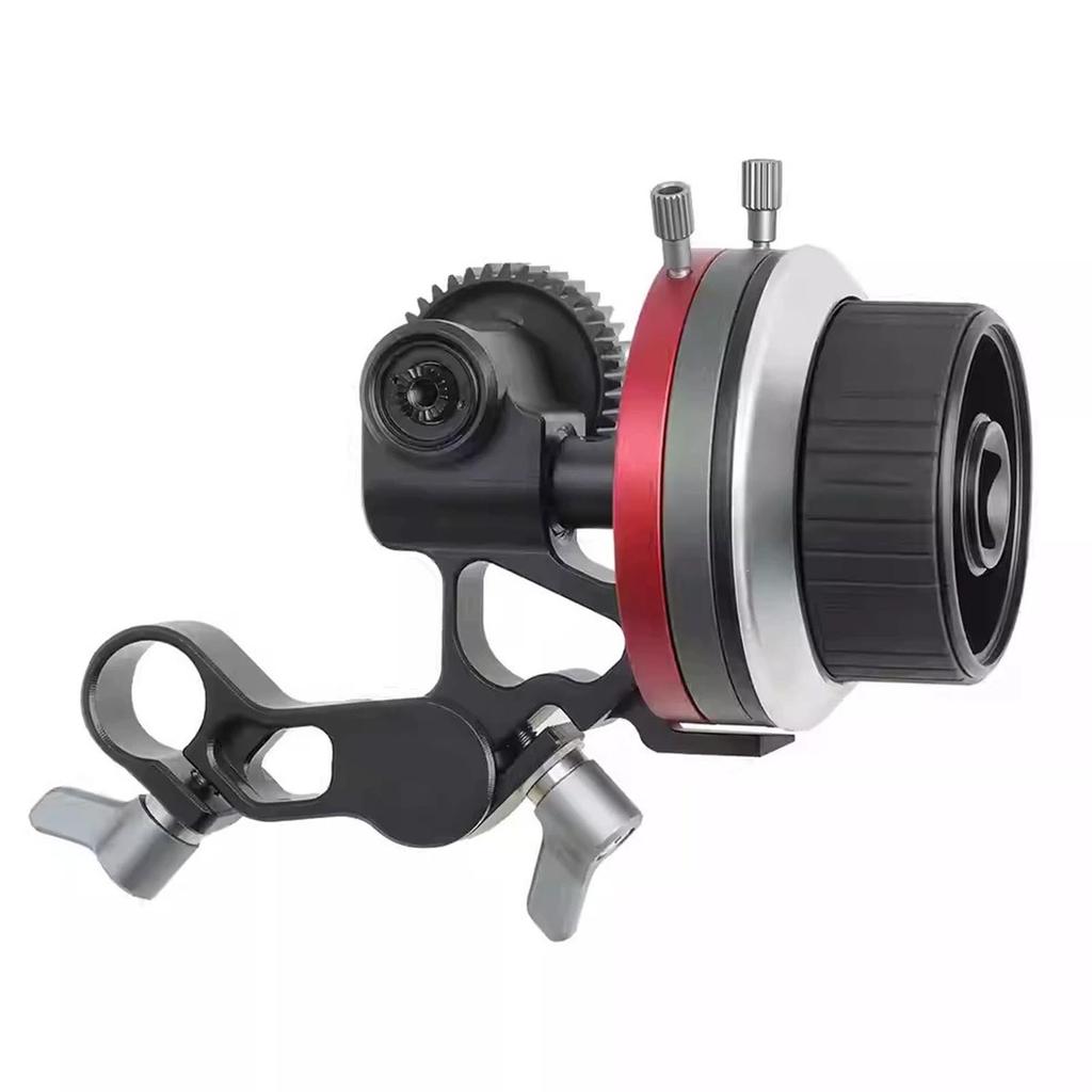 Wireless Follow Focus with A B Stops 15mm Rod Clamp for DSLR Mirrorless Cameras Fits Up To 114mm Diameter Lenses