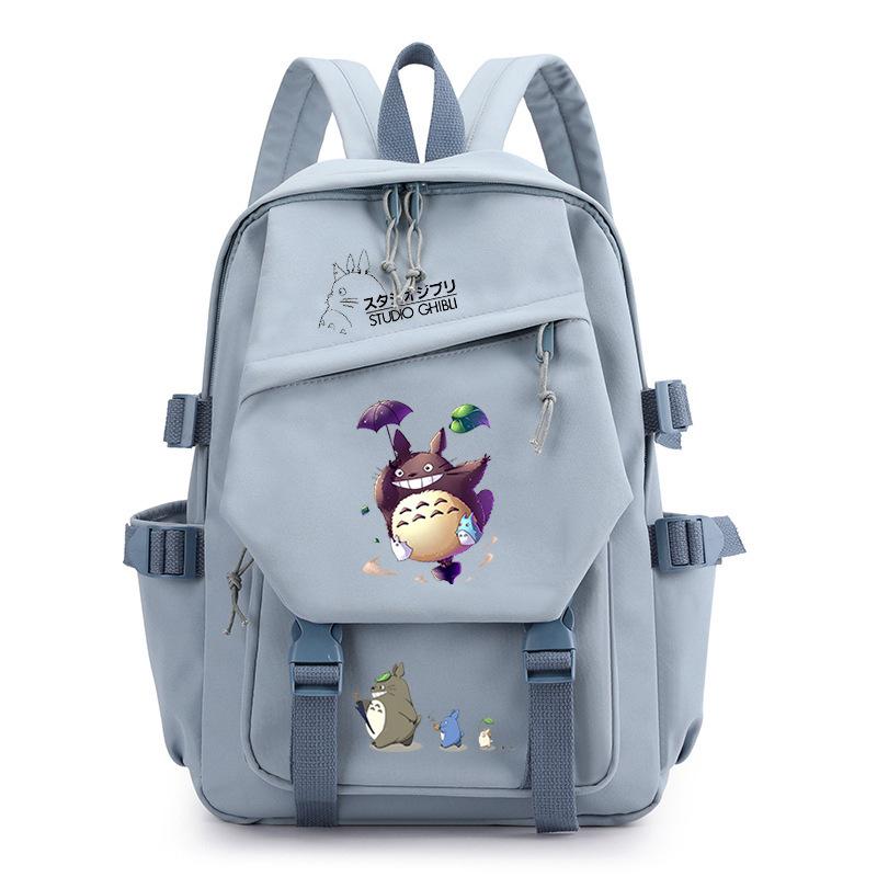 Totoro Dorado cute cartoon peripheral children's school bag spine care primary and secondary school backpack
