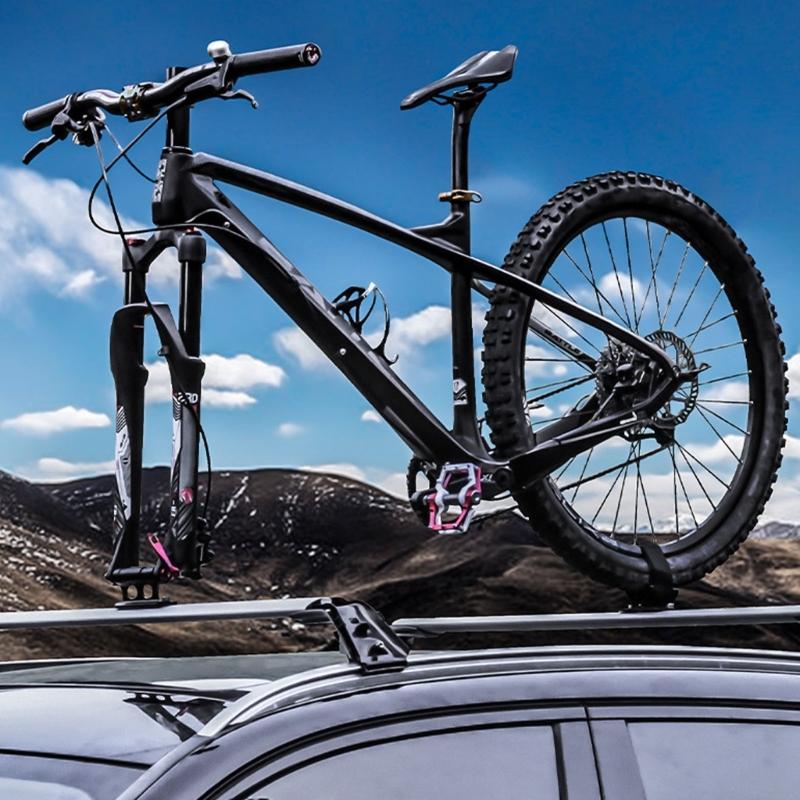 Regulable Bicycles Rear Wheel Rack With Antislip Light weight Aluminum Alloys Car Rack Brackets For Mountain Bike