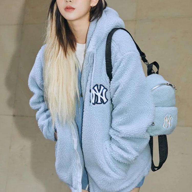 New MLB LIKE Jacket Unisex Light Blue 3AJPF1716-50BLL