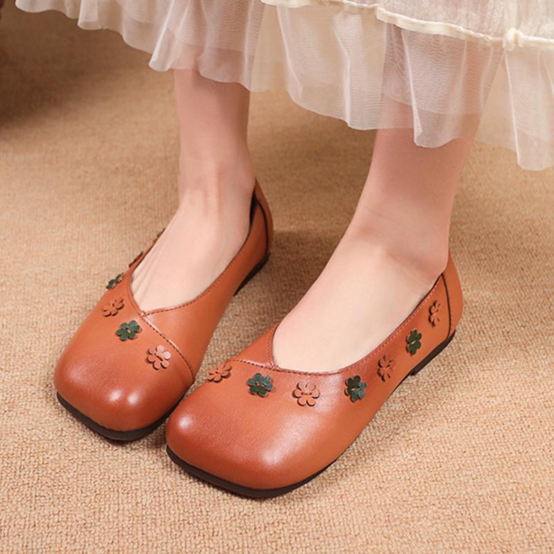 Fashion Women Flats Shoes Shallow Square Toe Casual Shoes Flower Fashion Sandals Woman Sport Shoes 2025 Summer Lolita Female Zapatillas