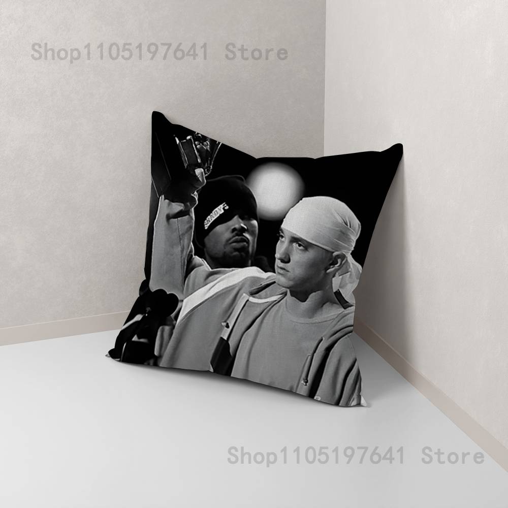 

Singer E-Eminem Pillow Case cute cartoon anime peripheralsBedroom Sofa Decorative Cushion Cover Soft Cushion Cover 12x12Inch