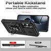 Military Armor Slide Camera Case For Xiaomi 15T Pro 14T 13T 12T 11T 13 12 11 Lite 5G 17 Pro Max Magnetic Ring Holder Phone Cover