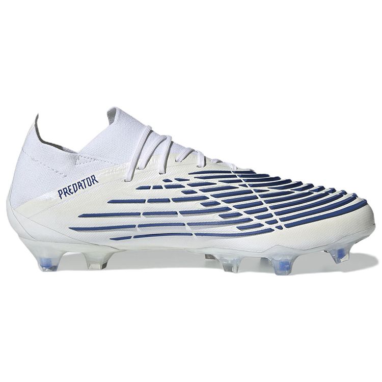 adidas Predator Edge.1 Low FG White Hi-Res Blue Men Sneakers Cloud-White GV7388