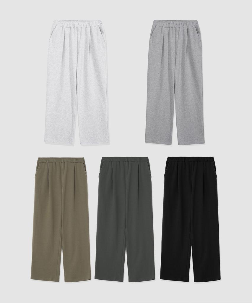 DEARSTALKER D. Basic Tidy One-Tuck Wide Pants - 5 Color