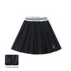 Meng Te Jiao Girls' Summer Love Embroidery Pleated Skirt