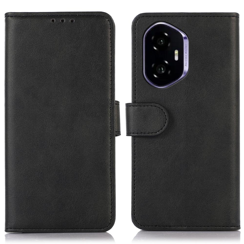 For Honor 400 Case Cowhide Texture Leather Wallet Phone Cover with Stand