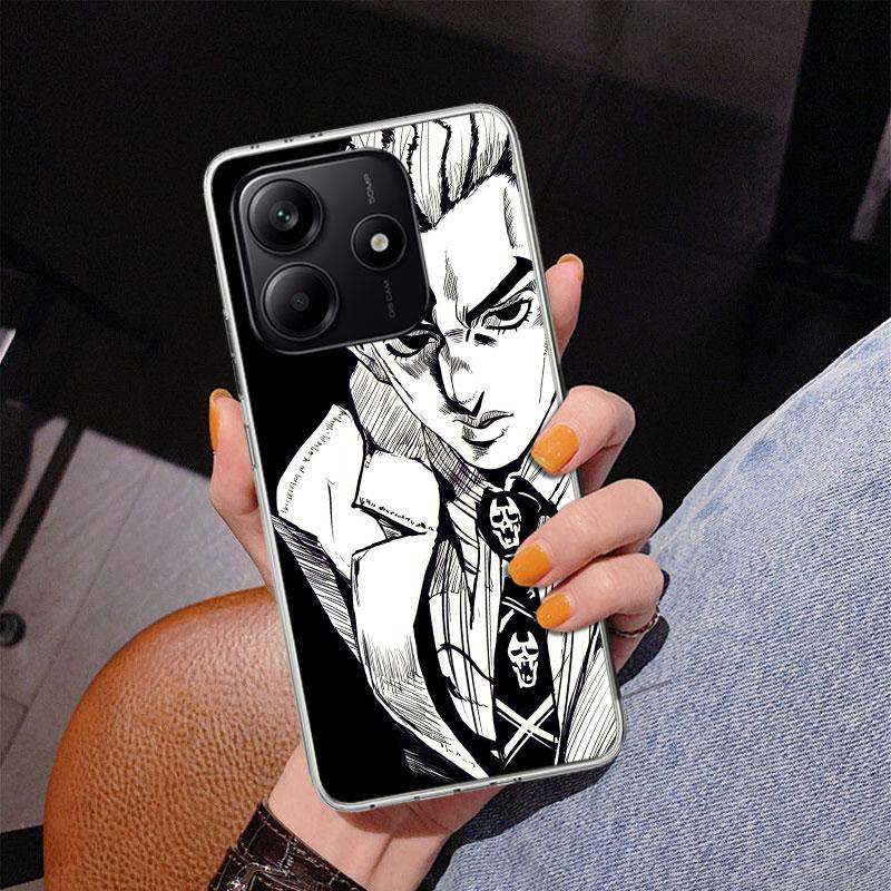 JoJo Kira Yoshikage Killer Queen Handyhülle Für Xiaomi Redmi Note 15 14 13 12S 12 11 Pro Plus 14S 11S 11E 10 10S 11T 5G Personal