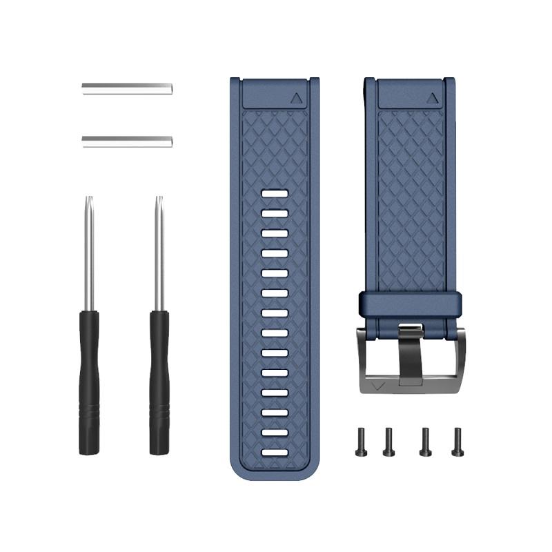 

26mm Width Watch Strap for Fenix 2 Band Soft Silicone Watchband for Fenix 2 1 Bracelet with 2 Screwdrives for Fenix 2 аспидный