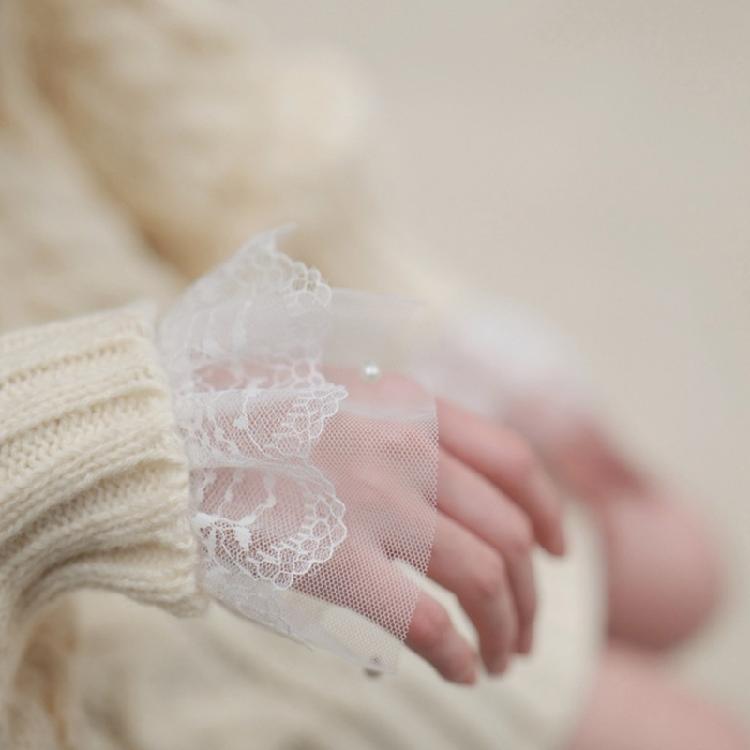 Women Flared Organ False Sleeves Detachable False Cuffs Wrist False Sleeves