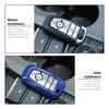 For Ford Bronco/Bronco Sport /F-150 18+ Key Fob Cover Case Shell Protector Blue