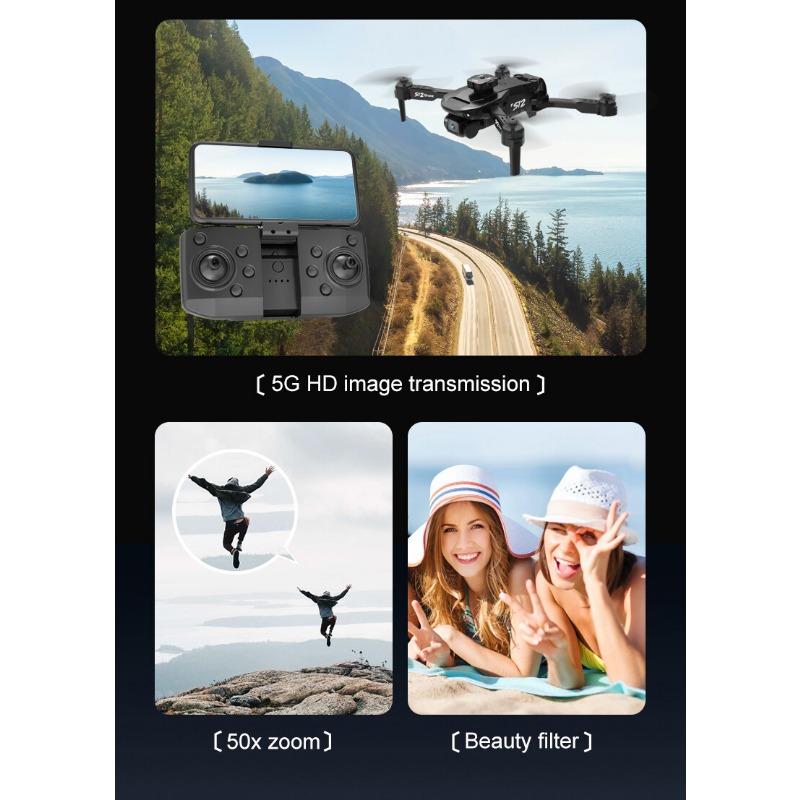 Drone S12 Drone 8K Professional HD Camera Gesture Sensing Six-Axis Wifi mini Remote Control drone